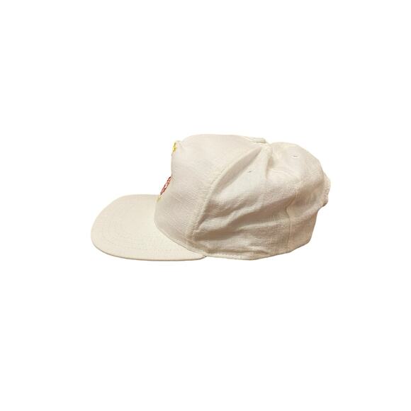 Rhude Azur Logo-Embroidered Linen Adjustable Baseball Cap Hat White - Picture 5 of 10